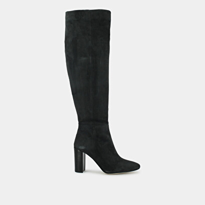 Harley charcoal faux suede boots sabina socol & jonak | harley