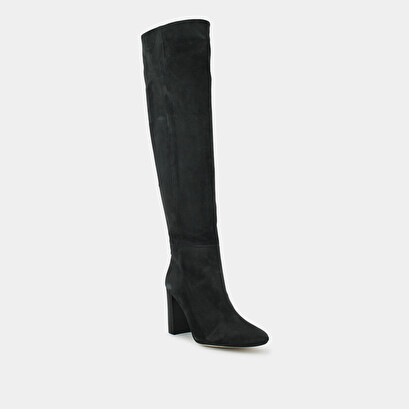 Harley charcoal faux suede boots sabina socol & jonak | harley