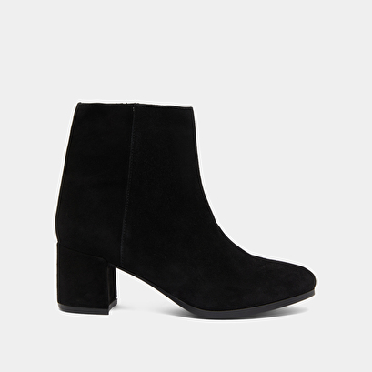Boots &agrave; talons in black suede | annick
