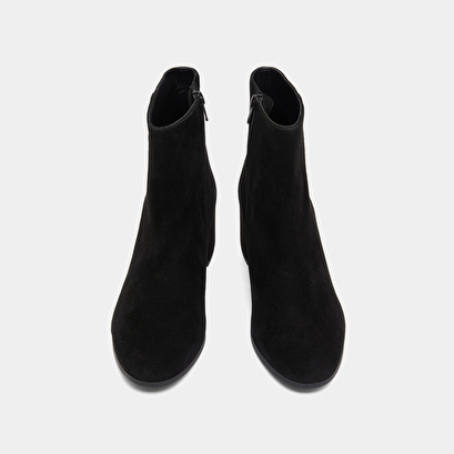 Boots &agrave; talons in black suede | annick