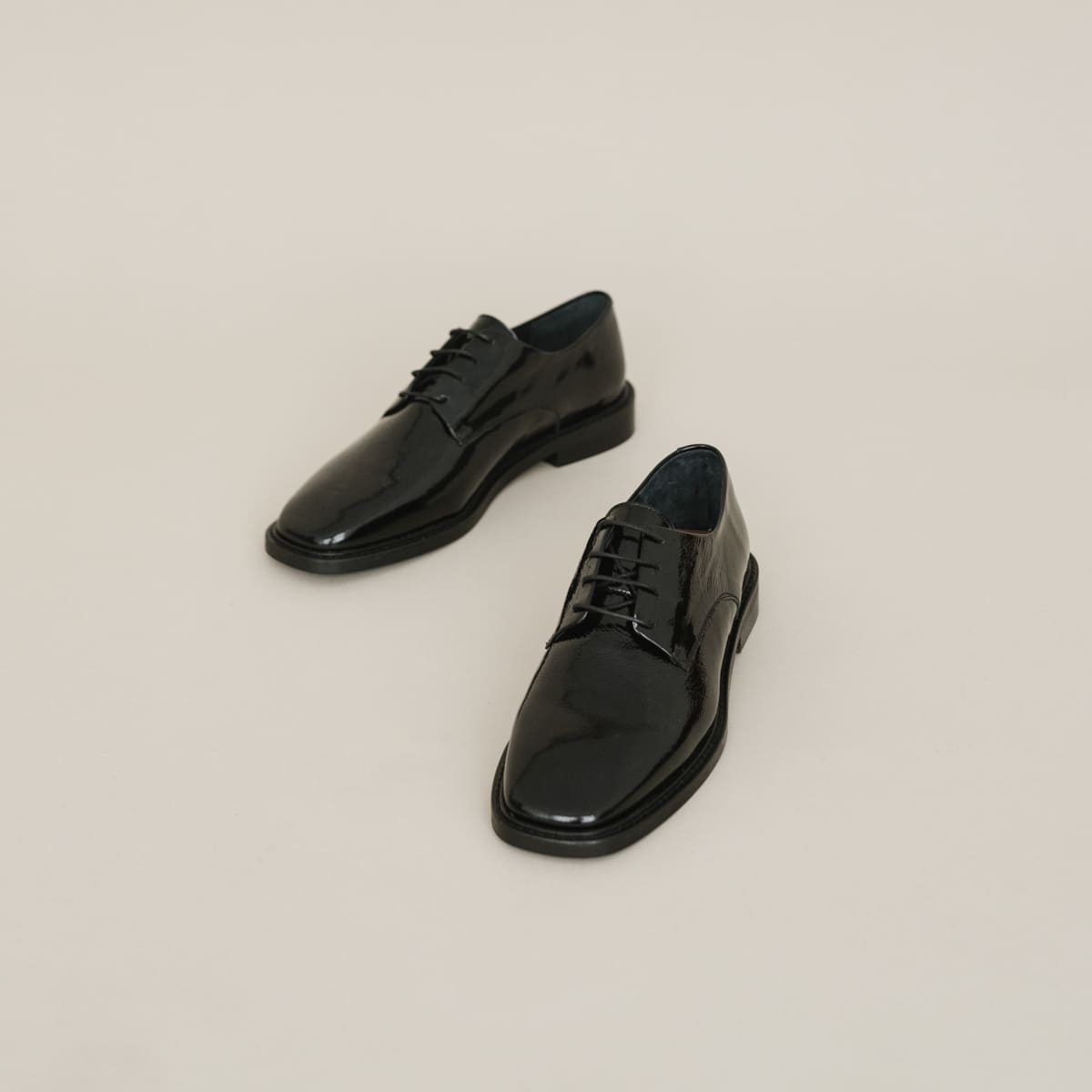 Loafers in black pleated leather | DARRECON