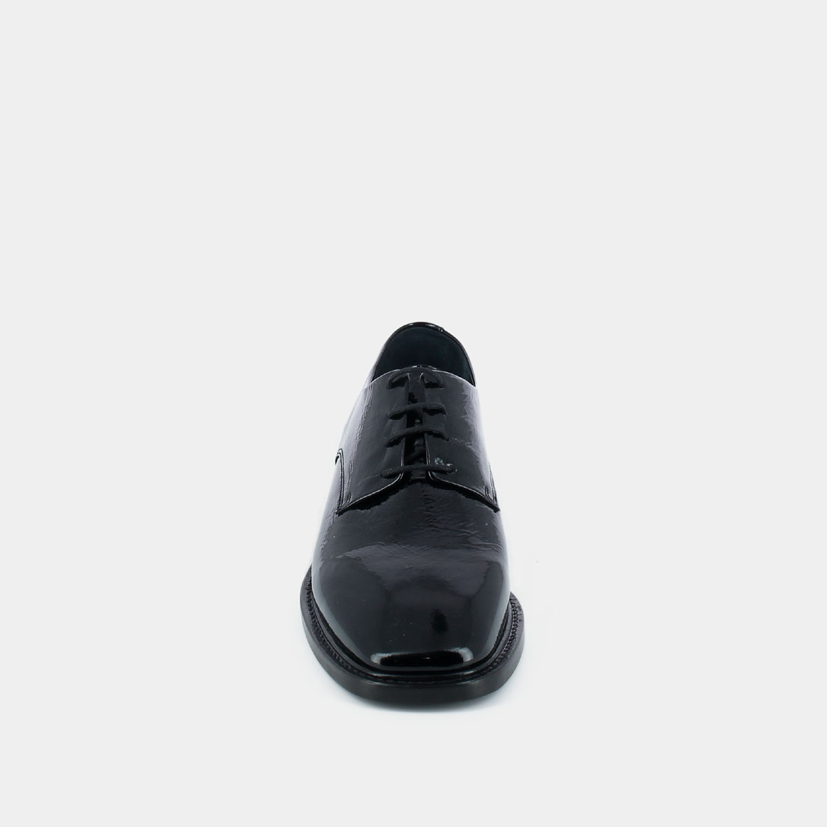 Loafers in black pleated leather | DARRECON