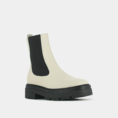 Platform lowboots ecru