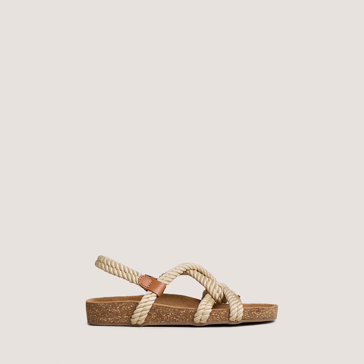 Sandals in beige rope | WILLOW