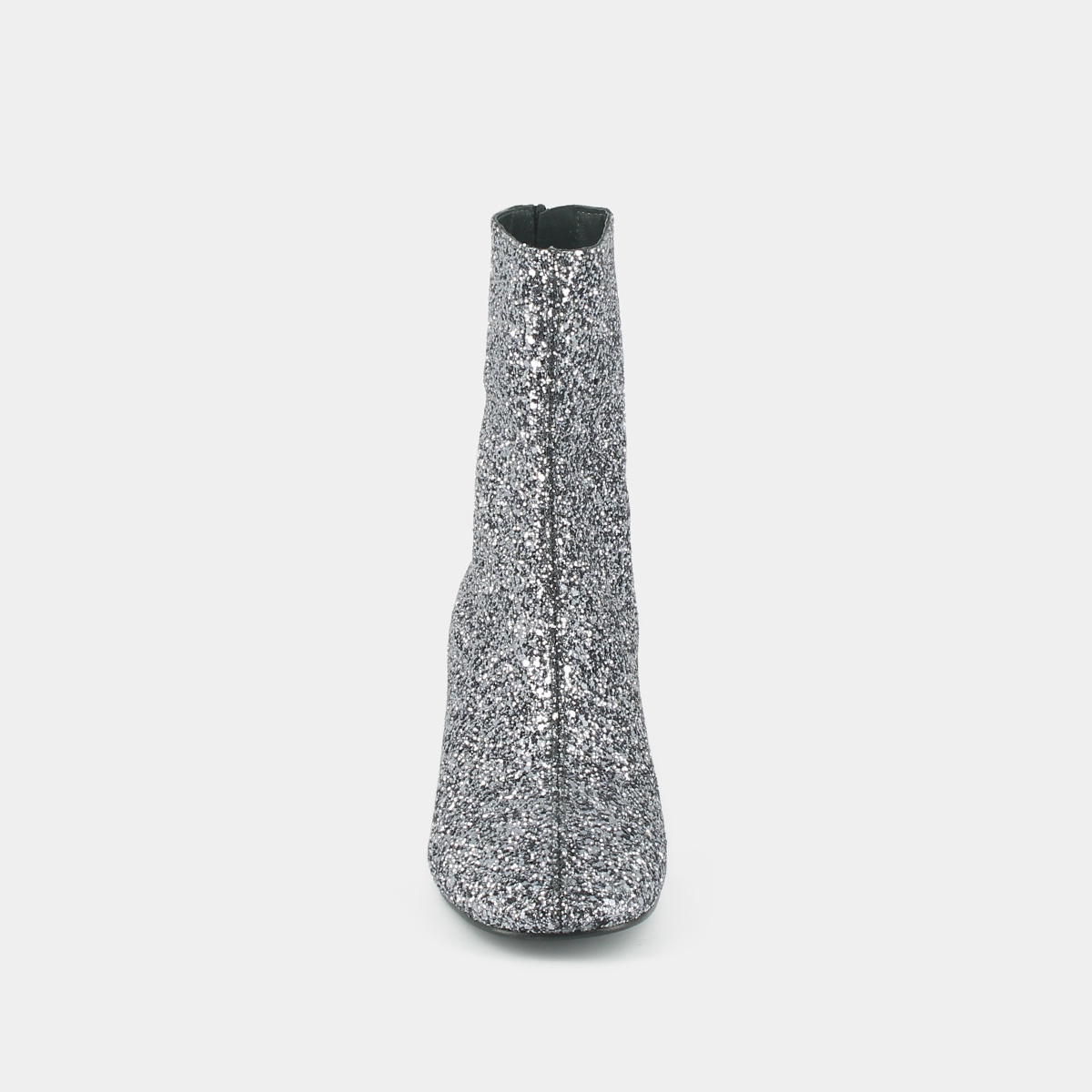 Heeled boots in anthracite glitter | BENONIE
