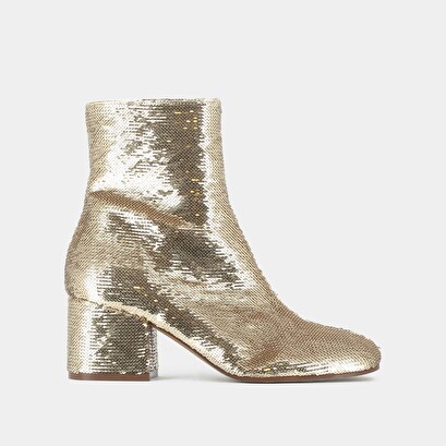 Heeled boots platinum