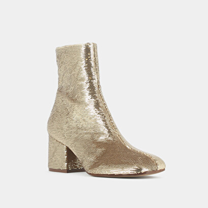 Heeled boots platinum