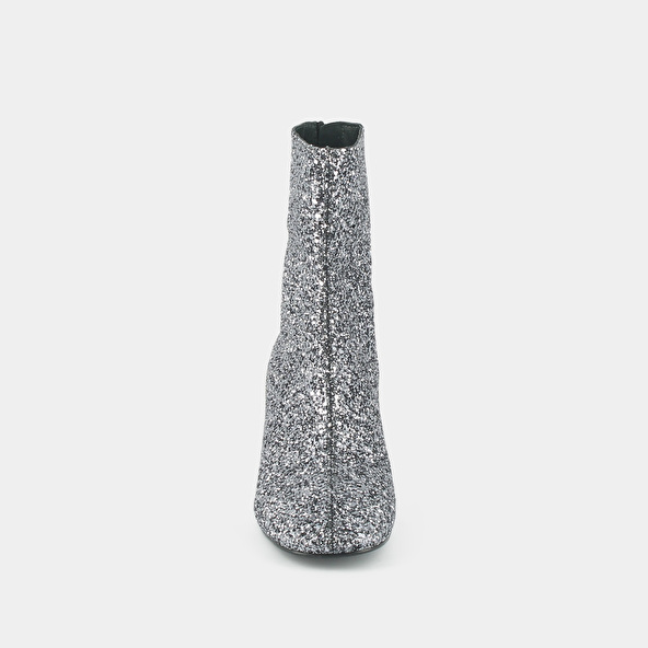 Heeled boots in anthracite glitter | BENONIE