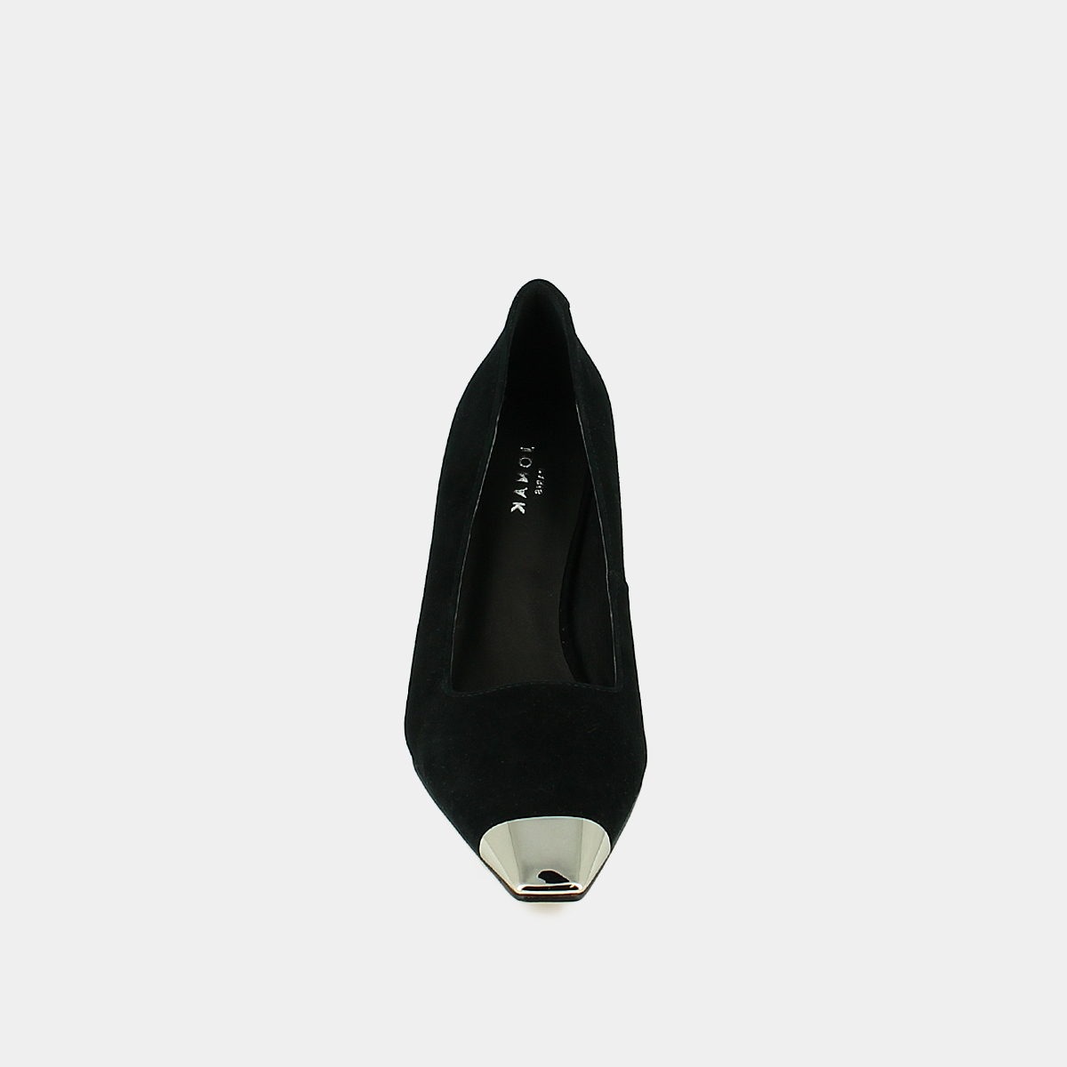 Pointed-toe pumps in black velvet | MER