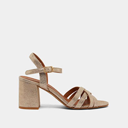 Open-toed sandals platinum