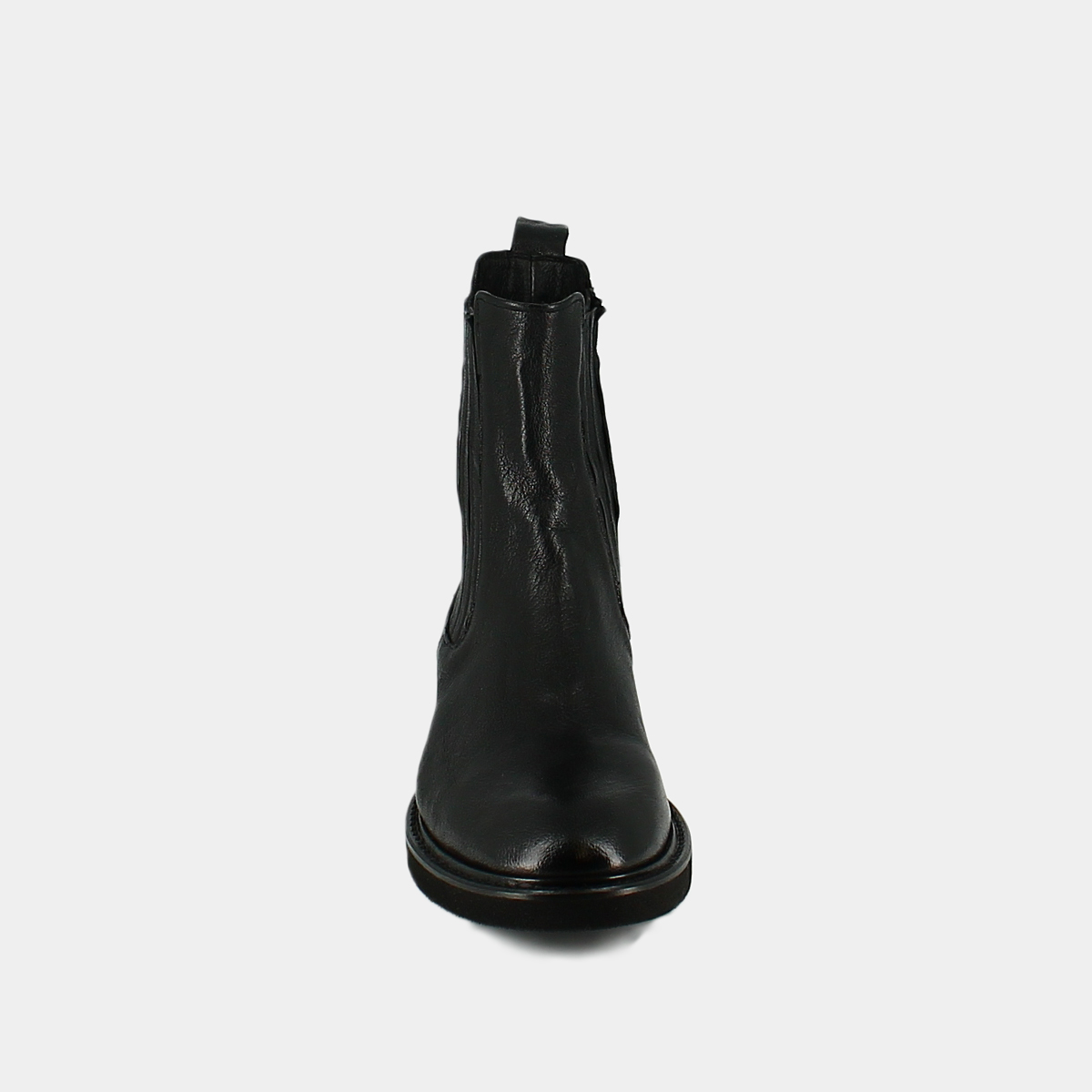 Chelsea boots in black aged leather | RICK