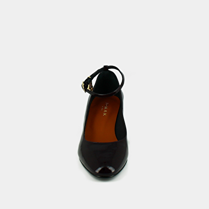 Babies with heels and charms in purple patent | diamant