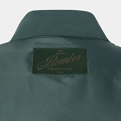 The jonak bomber - jonak x schott in green nylon | the