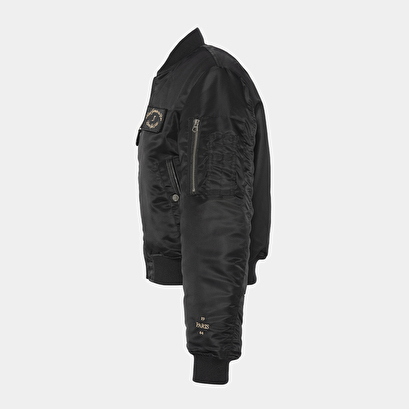 The jonak bomber - jonak x schott in black nylon | the