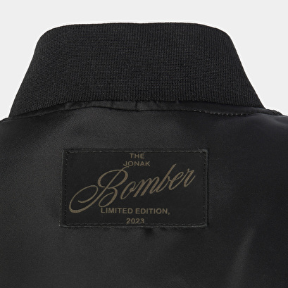 The jonak bomber - jonak x schott in black nylon | the