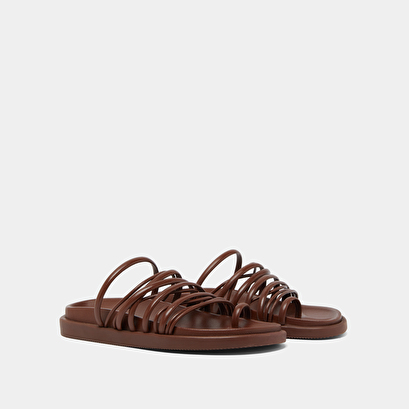 Multi-strap sandals brown