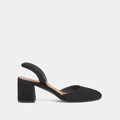 Heeled babies in black velvet | dolby