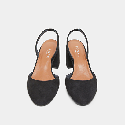 Heeled babies in black velvet | dolby