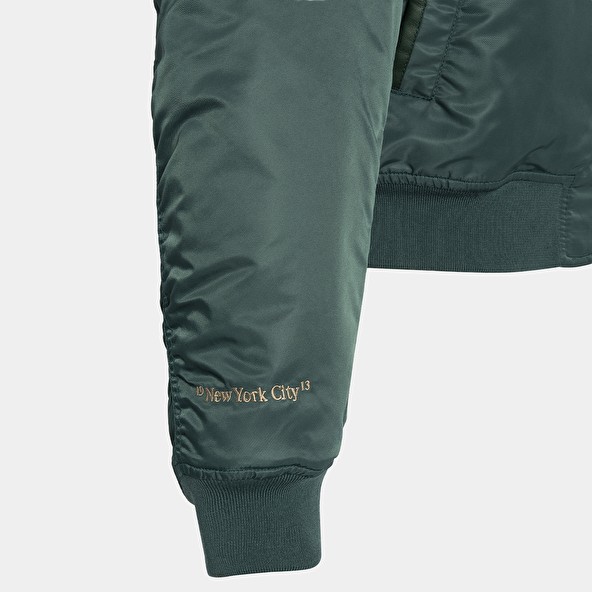 The Jonak Bomber - Jonak x Schott in green nylon | THE