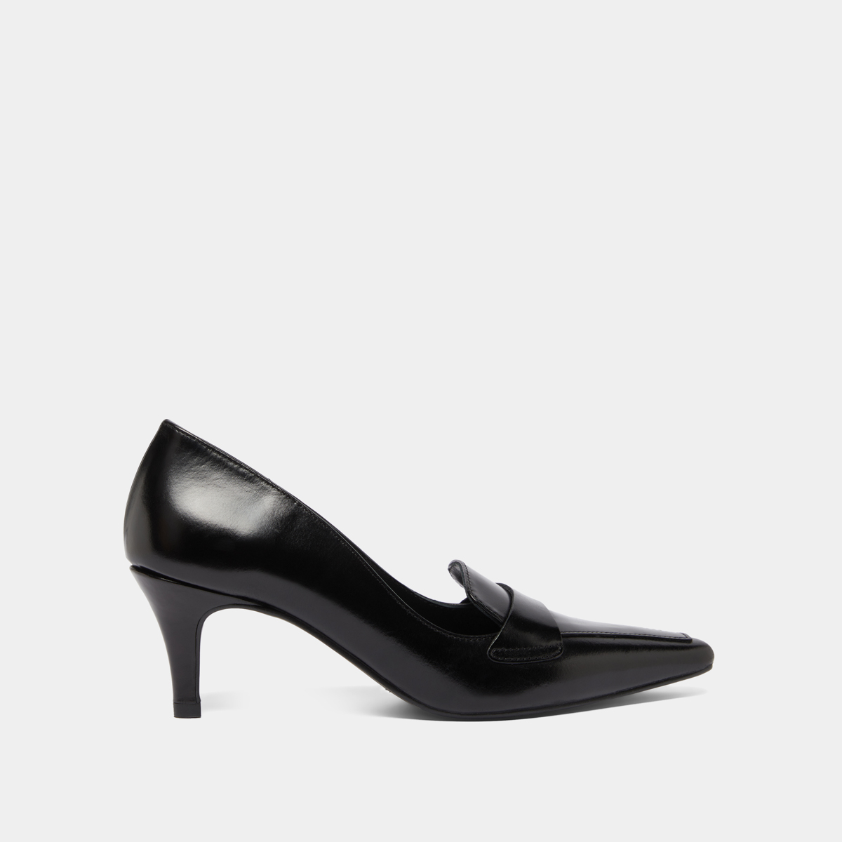 Escarpins à pattes in black leather | BLONDIE