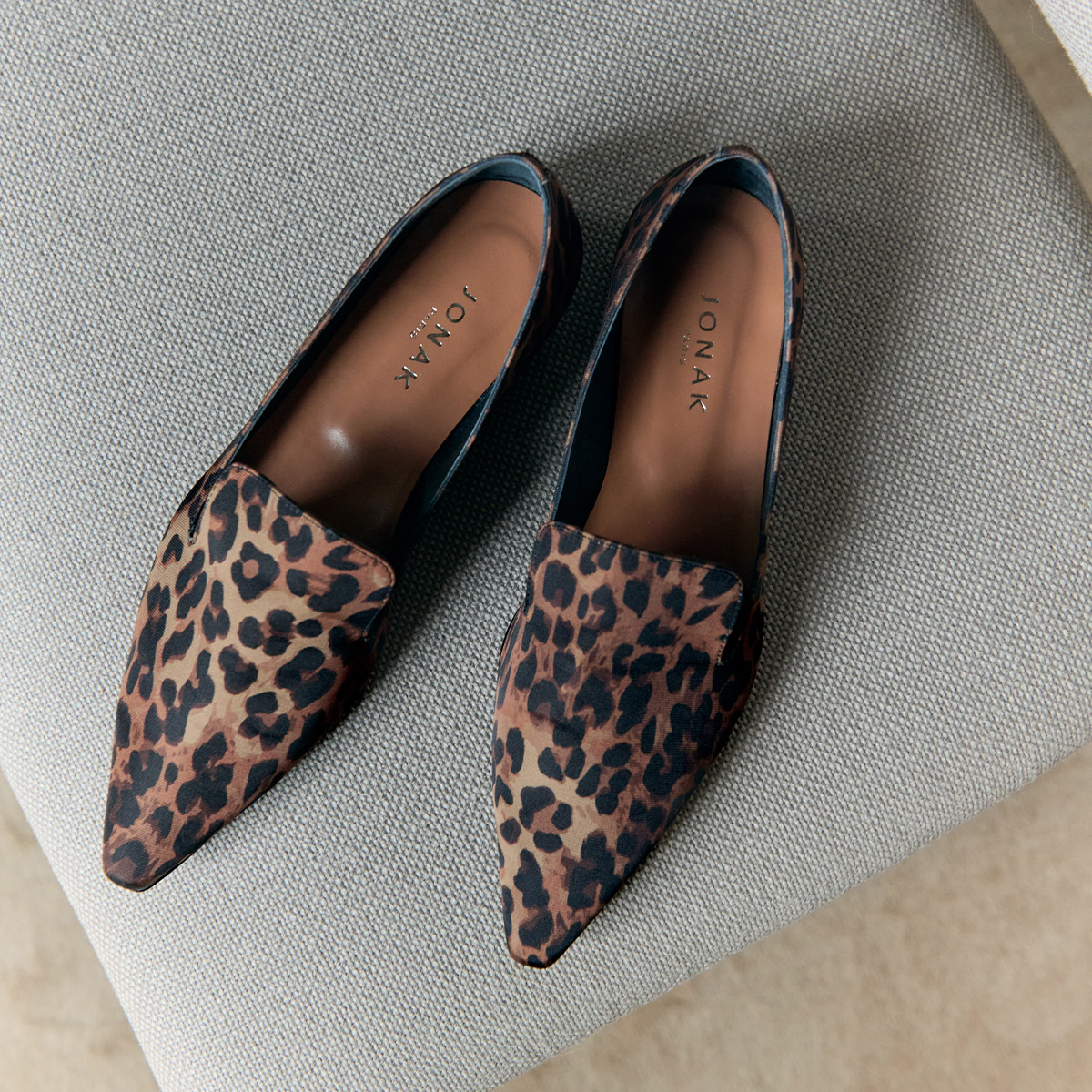 Ballerines à pattes in leopard | DANTESSE