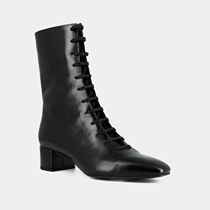 Bottines à lacets black
