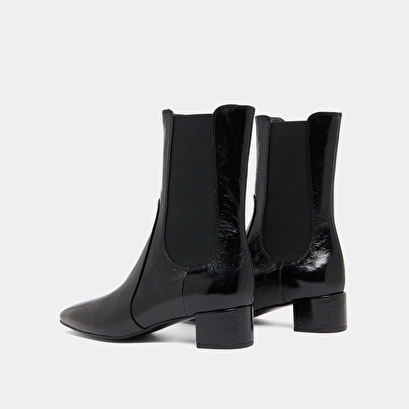 Bottines à larges élastiques black