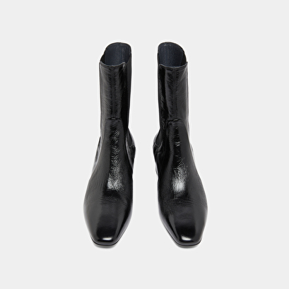 Bottines à larges élastiques black
