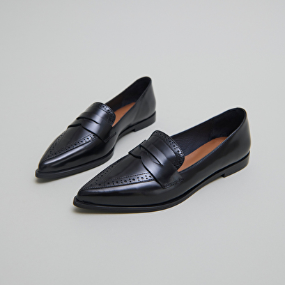 Mocassins à bouts pointus black
