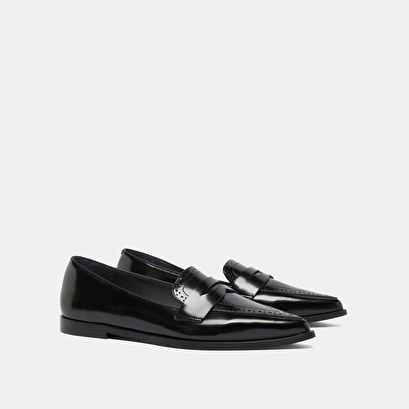 Mocassins à bouts pointus black