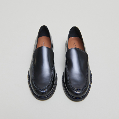 Mocassins à bouts ronds black