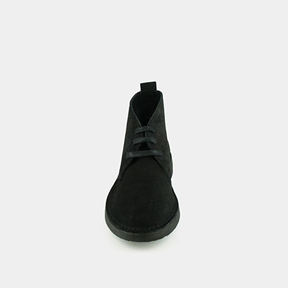 Boots basses à lacets in black suede | MAXIME