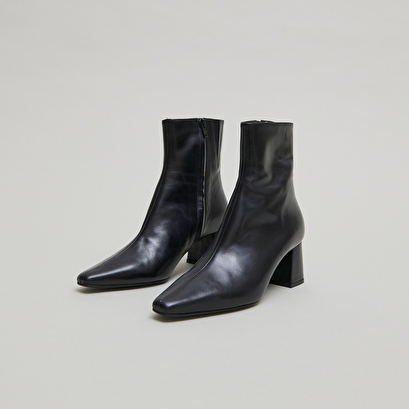 Bottines à larges talons black