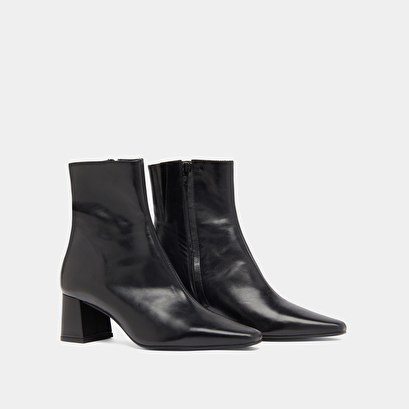 Bottines à larges talons black
