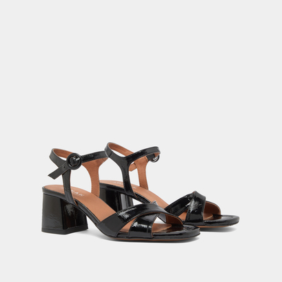 Heeled sandals black