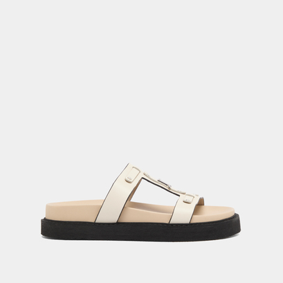 Platforms sandals ecru