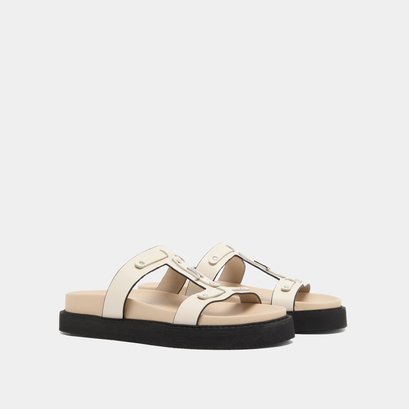 Platforms sandals ecru