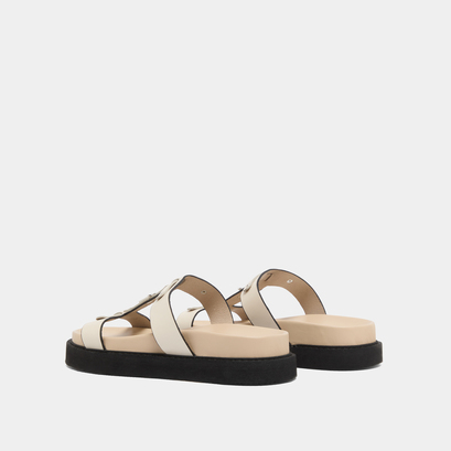 Platforms sandals ecru
