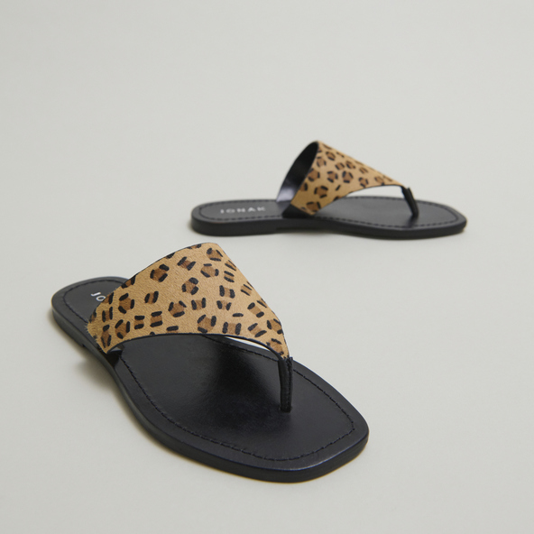 Beach sandals in leopard print | SYDNEY