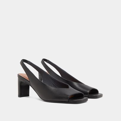 Slingback pumps black