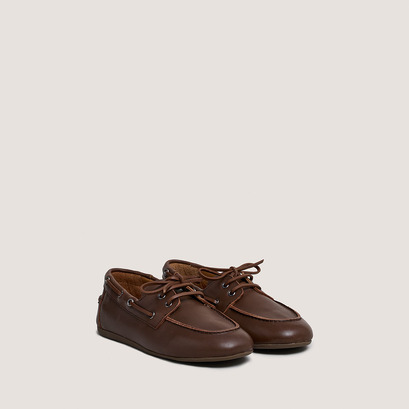 Soft loafers in brown leather | lalie