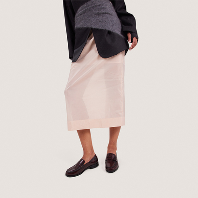 Penny loafers with raised soles burgundy