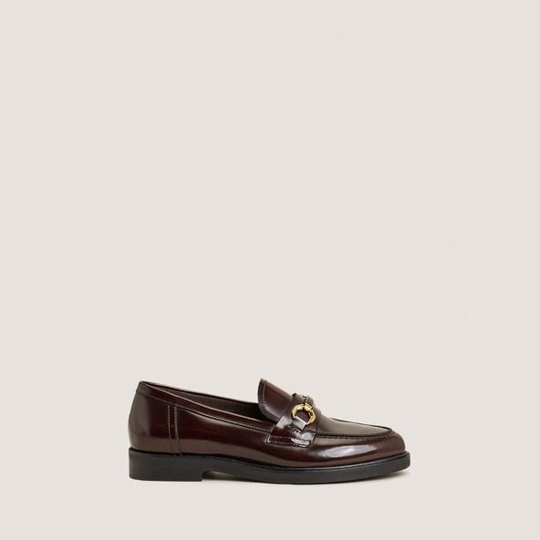 Bit loafers in brown patinated leather | DROP