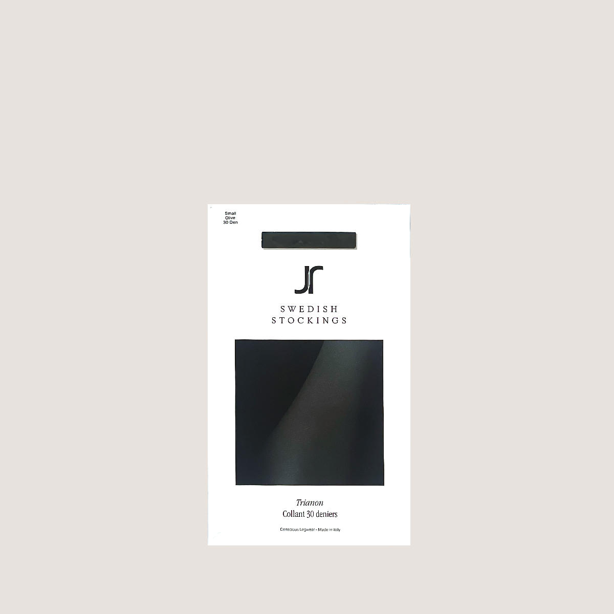 Tights in monochrome olive green | TRIANON