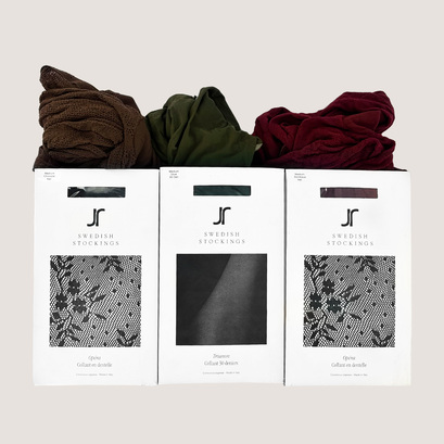 Tights in monochrome olive green | trianon