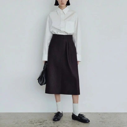 Studded lace-up loafers in black leather | lena