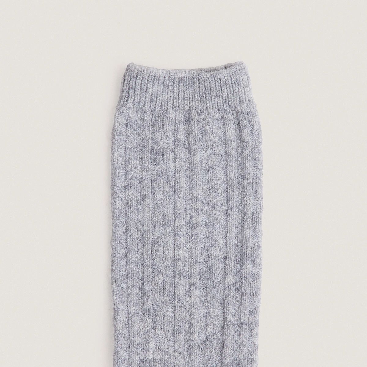 Knee-high socks in grey textile | FOX