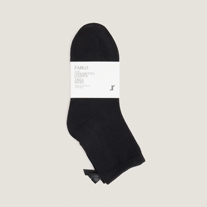 Short bow socks black
