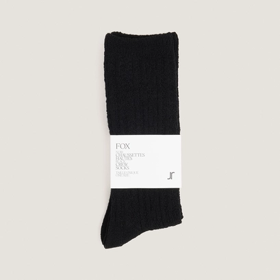 Knee-high socks black