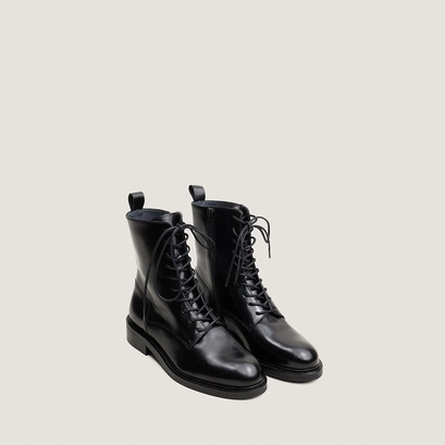 Lace-Up Boots black